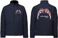 Softshell jacket DAF old style Emblem with flags Netherlands - Denmark-3