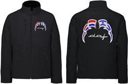 Softshell jacket DAF Old Style Emblem with flags Netherlands - Israel
