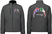 Softshelljacke DAF Old Style Emblem mit Wimpel Niederlande - Italien-2