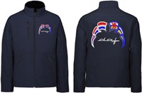 Softshell jacket DAF Old Style Emblem with flags Netherlands - Limburg-3