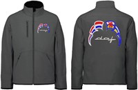 Softshell jacket DAF Old Style Emblem with flags Netherlands - Limburg-2