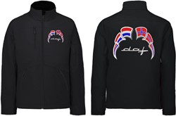 Softshell jacket DAF Old Style Emblem with flags Netherlands - Norway
