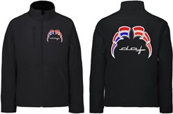 Softshelljacke DAF Old Style Emblem mit Wimpel Niederlande - Österreich