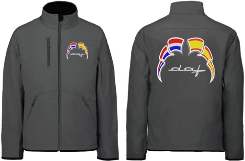 Softshell jacket DAF Old Style Emblem with flags Netherlands - Spain-2