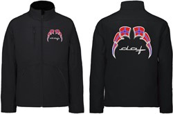 Softshelljacke DAF Old Style Emblem mit Wimpel Norwegen