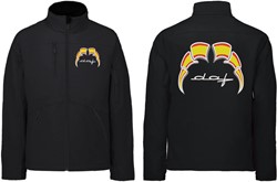 Softshelljacke DAF Old Style Emblem mit Wimpel Spanien