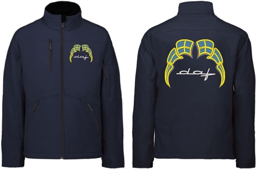 Softshell jacket DAF Old Style Emblem with flags Sweden-3