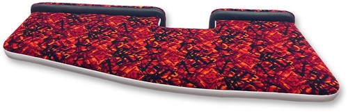 Dashboard table MAN TGX 2020 covered with Danish plush