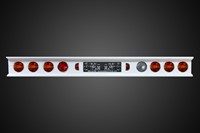 Danish bumper 8 holes including halogen lamps