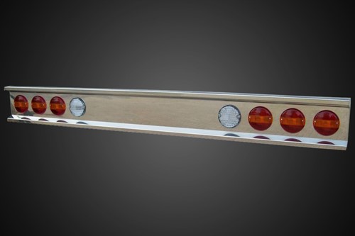 Deense bumper RVS 8 gaats inclusief LED lampen