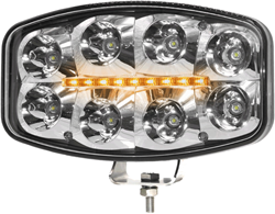 Delta full LED verstraler met oranje of wit positielicht