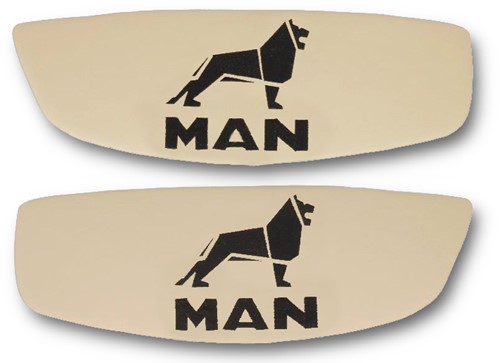 Door panels MAN TGL / TGM / TGS / TGX from 2012 Beige Smooth