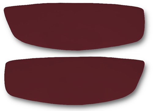 Deurpanelen MAN TGL / TGM / TGS / TGX vanaf 2012 Bordeauxrood Glad-2