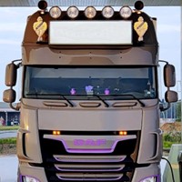 Polyester Zonneklep DAF XF 105/106 type 2