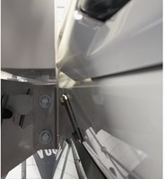 Edelstahl Lichtkastenhalterungen DAF NGD-2