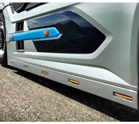 GFK/Polyester Seitenschwellerverlängerung DAF XF / XG / XG+ LED lampe-2