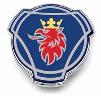 Grill Emblem blue with red griffin