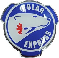 Grill Emblem Polar Express blau