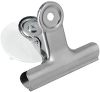 Suction cup with paper clip 2 pieces