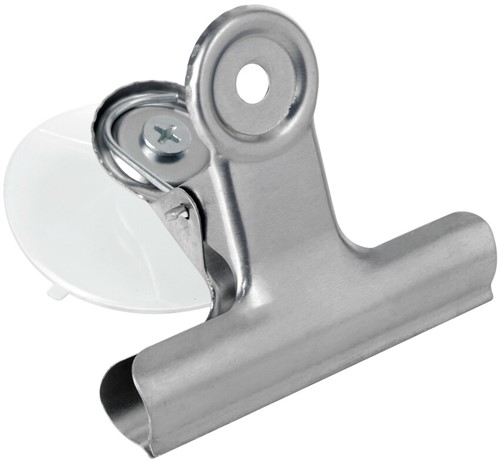 Suction cup with paper clip 2 pieces