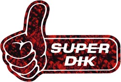 Sticker Super Dik Red pluch