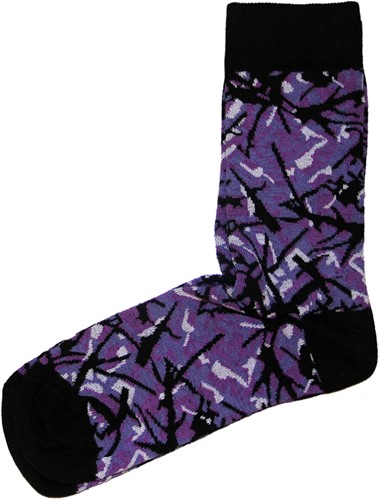 Deense pluche sokken - Paars - 34-36