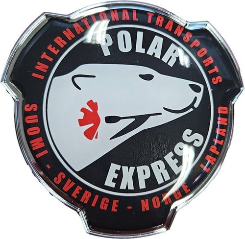 Scania Grill Embleem Polar Express zwart