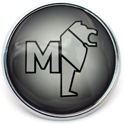 Embleem Rond MAN grijs