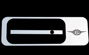 Stainless steel door handle plate XF105