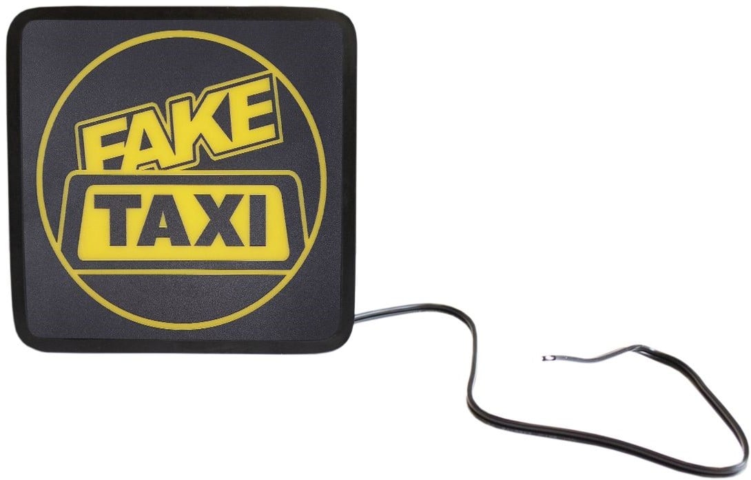 Window Light box Fake Taxi