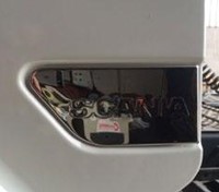 Edelstahl 3D Zierblech Spoiler Scania-2