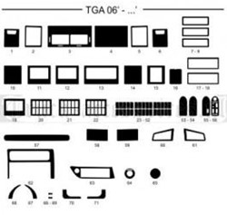 Dashboard design MAN TGA vanaf 06