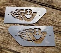 Stainless Steel Trim Spoiler V8 laser cut