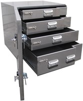 RVS kist met lades - 800x700x650