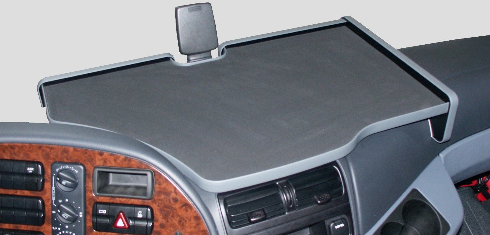 Dashboard driver table Mercedes Actros va 03 with cutout black