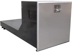 Pallet truck box - Steel / stainless steel - 800x1580x680