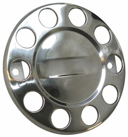 10 gaats Opstapring RVS dicht 22,5" blanco 1 stuk Aluminium Velg