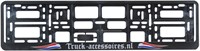 License plate holder Truck-accessoires.nl