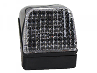 Aufsatzleuchte weiß mit Fassung