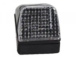 Aufsatzleuchte weiß mit Fassung