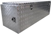 Aluminum checkerplate box - 1985x600x600