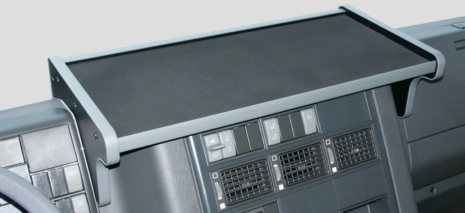 Dashboard driver table Iveco Eurotech black