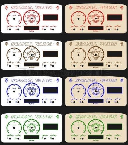 Zifferblatt Scania R1