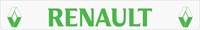 Lange Spatlap wit Renault groen