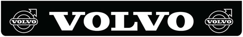 Lange Spatlap zwart Volvo wit