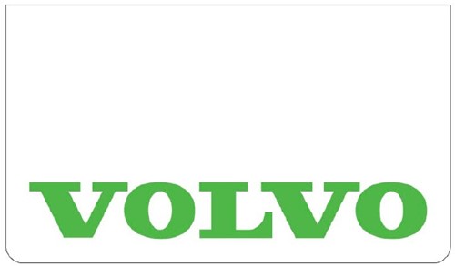 Set Spatlappen wit Volvo groen