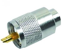 Plug (Solder) for antenna cable 27-mc