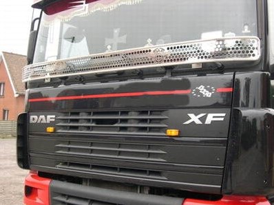 Stainless steel stone catcher for DAF XF 95/105