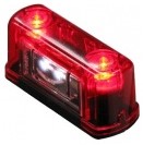 LED-Kennzeichenbeleuchtung mit Positionslicht Rot