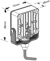 LED SQ 4 Blinkt rot-3
